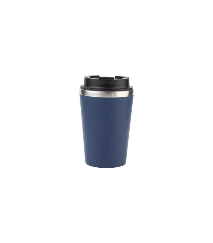 KOKSI - Giftology Set of Double Walled Tumbler, A5 Notebook and Pen - Navy Blue