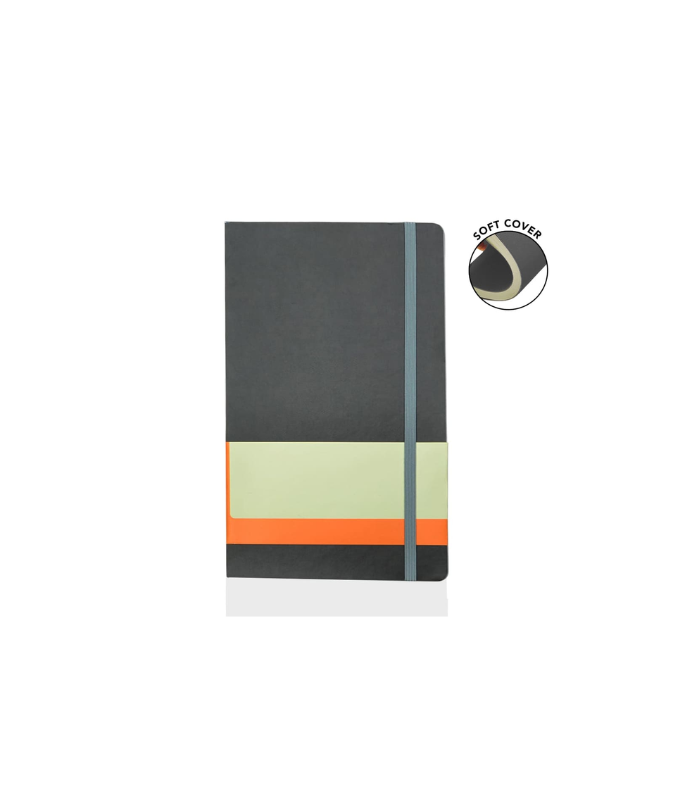 RULBUK - SANTHOME Softcover Ruled A5 Notebook Grey