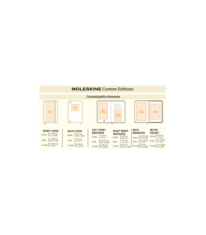 Moleskine Classic Hard Cover Large Ruled Notebook - Slate Grey - Image 8