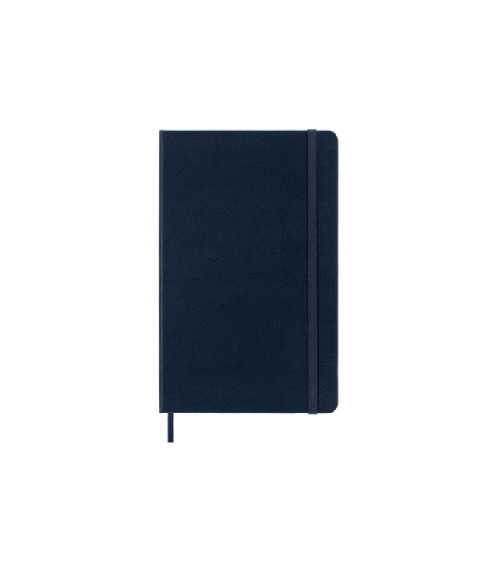 Moleskine Classic Large Ruled Hard Cover Notebook - Navy Blue