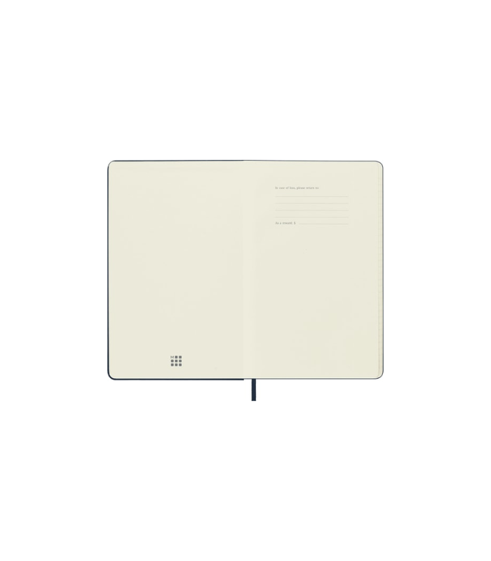 Moleskine Classic Large Ruled Hard Cover Notebook - Navy Blue - Image 3