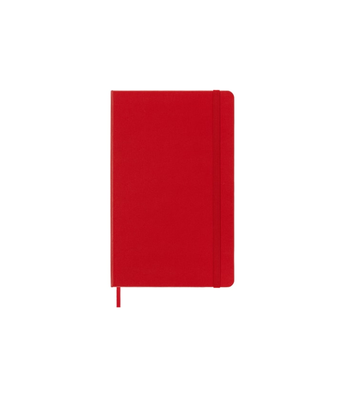 Moleskine Classic Large Ruled Hard Cover Notebook - Scarlet Red
