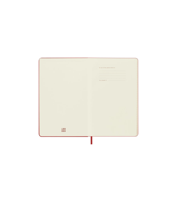 Moleskine Classic Large Ruled Hard Cover Notebook - Scarlet Red - Image 3