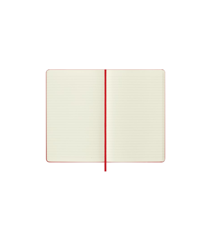 Moleskine Classic Large Ruled Hard Cover Notebook - Scarlet Red - Image 4