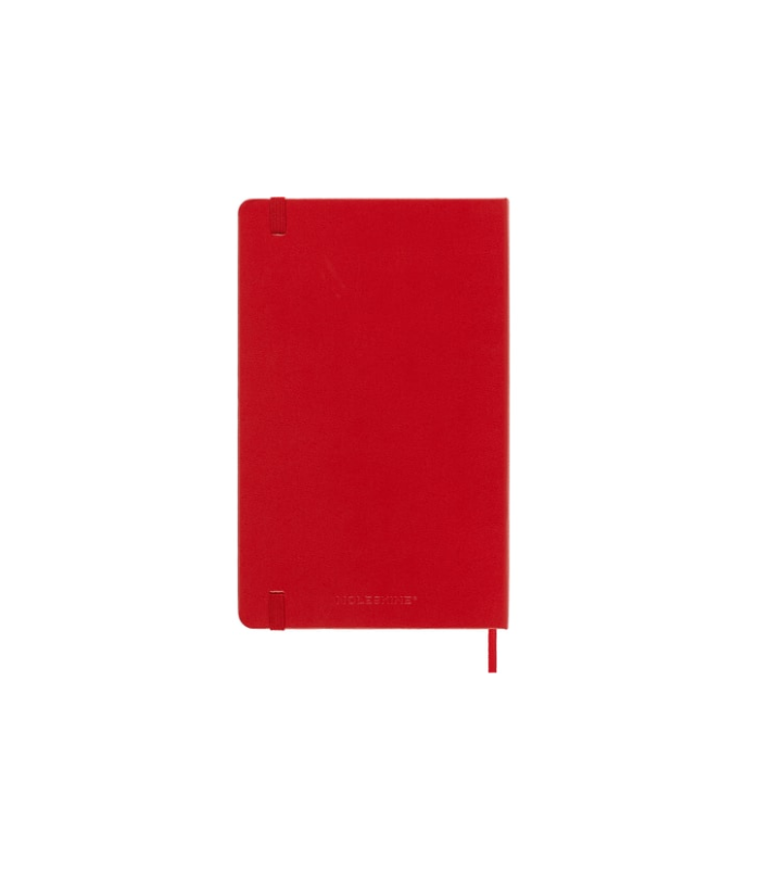 Moleskine Classic Large Ruled Hard Cover Notebook - Scarlet Red - Image 5