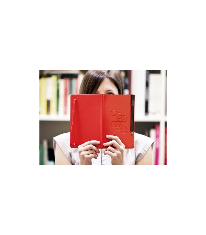 Moleskine Classic Large Ruled Hard Cover Notebook - Scarlet Red - Image 6