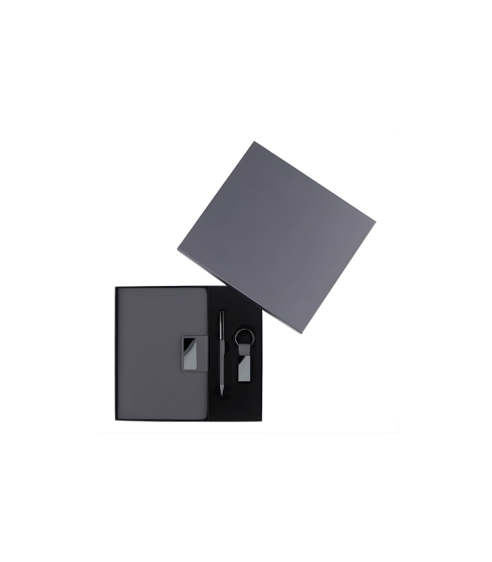 REGENT - Giftology Set of Notebook, Keychain and Pen - Black - Image 5