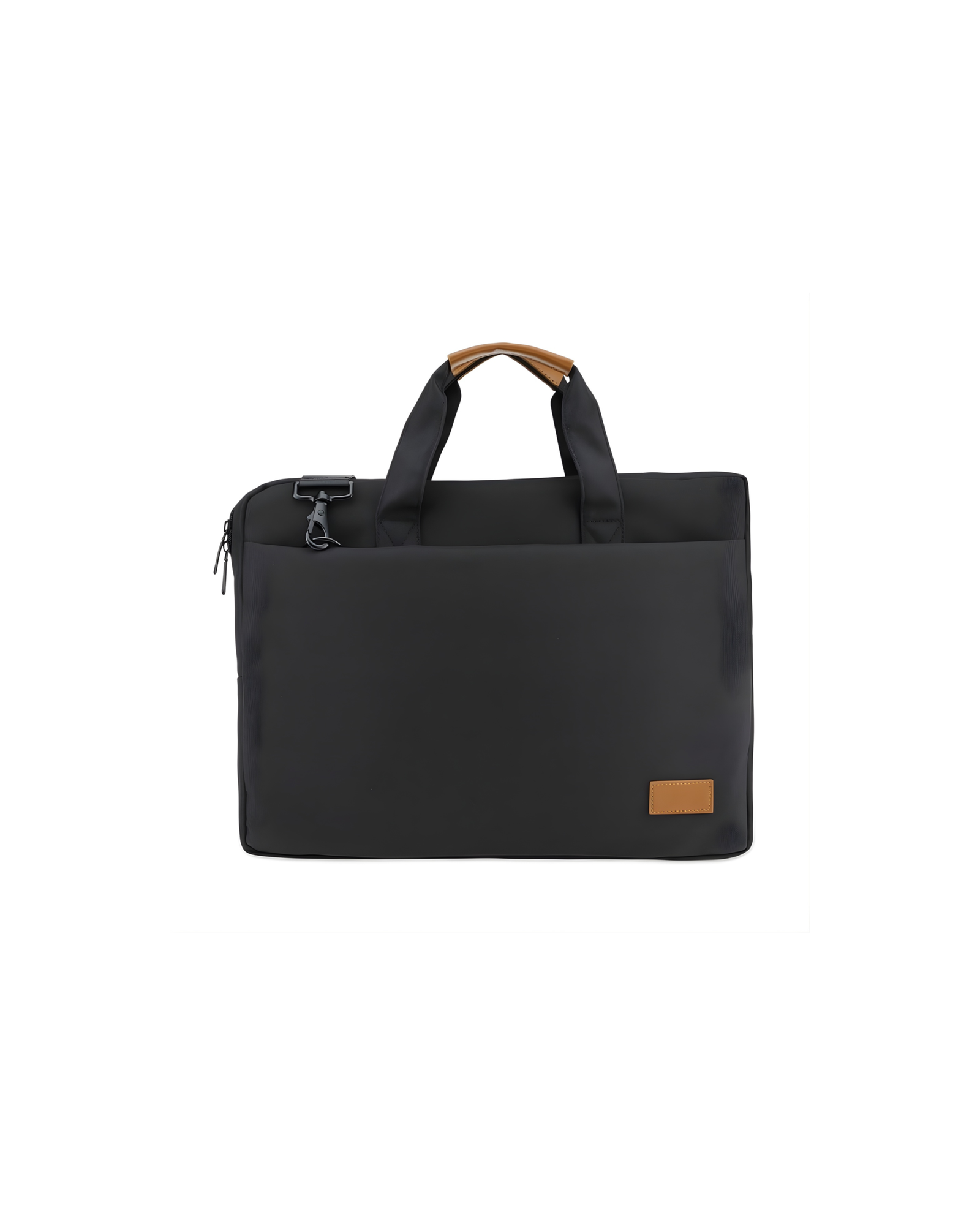 SLOTEN - Santhome® 15" Laptop Bag - Black/Tan