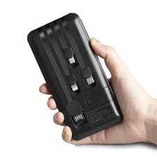 Powerbank with Inbuilt Cables