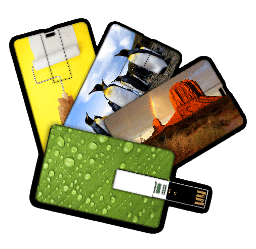Card Shaped USB Flash Drives