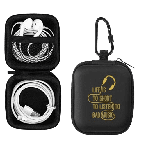 Earphones With Protective Cases