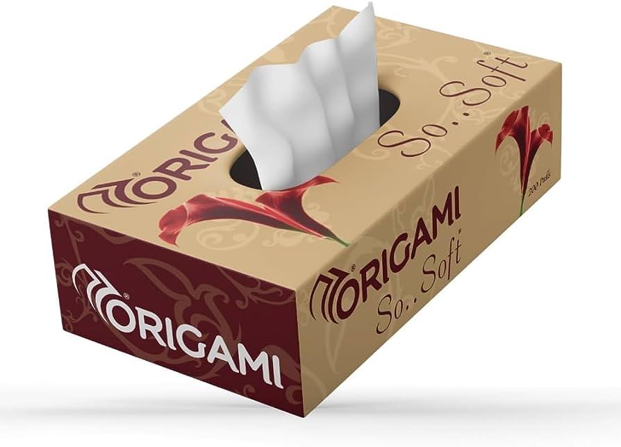 Tissue box with Logo