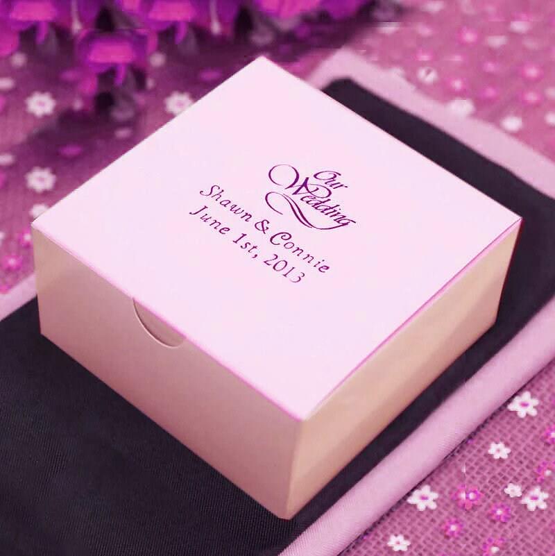 Personalized cake boxes for weddings